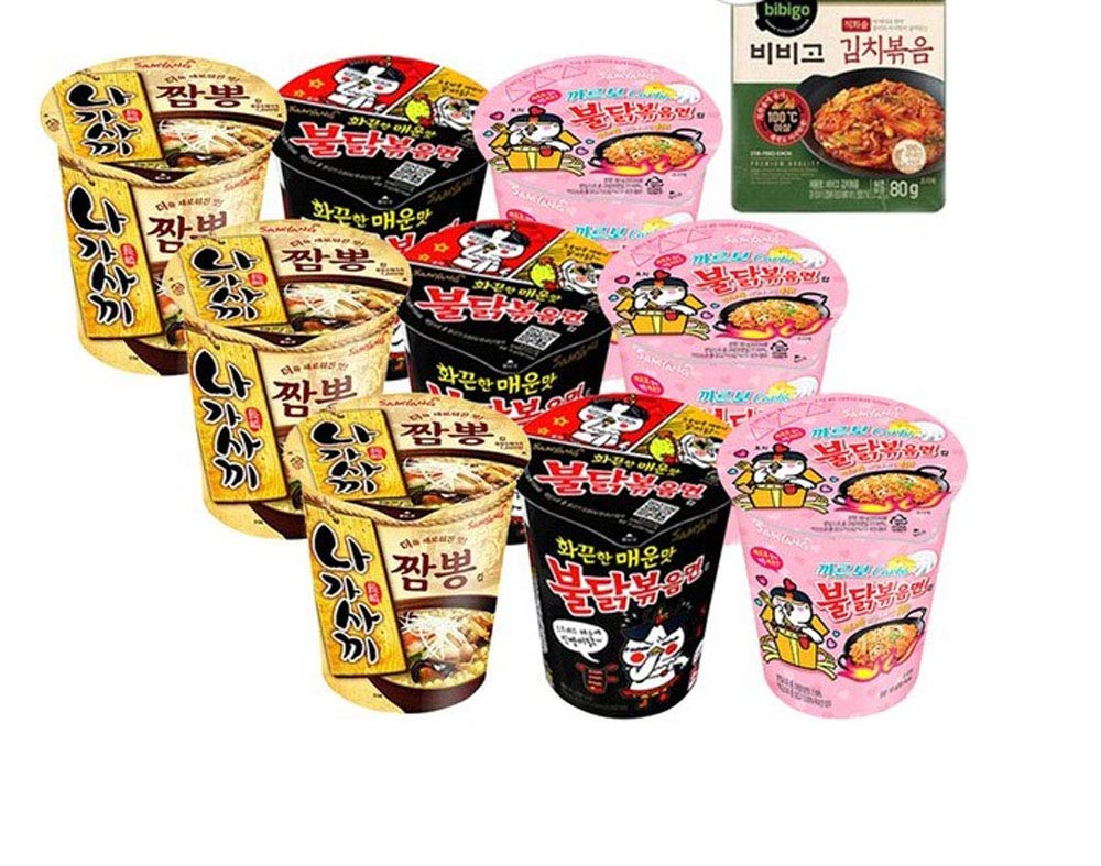[ 10 Packs ] Buldak StirFried Noodles 불닭볶음면 x 3