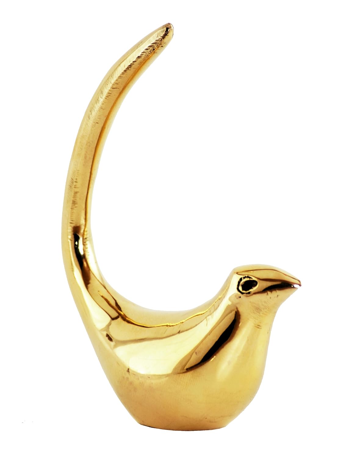 Handcrafted Bird Decor Gold Home Decor Accents Collectible Bird Figurines Home Decor Decorations For Living Room Brass 6 Oz Bird Decorations For