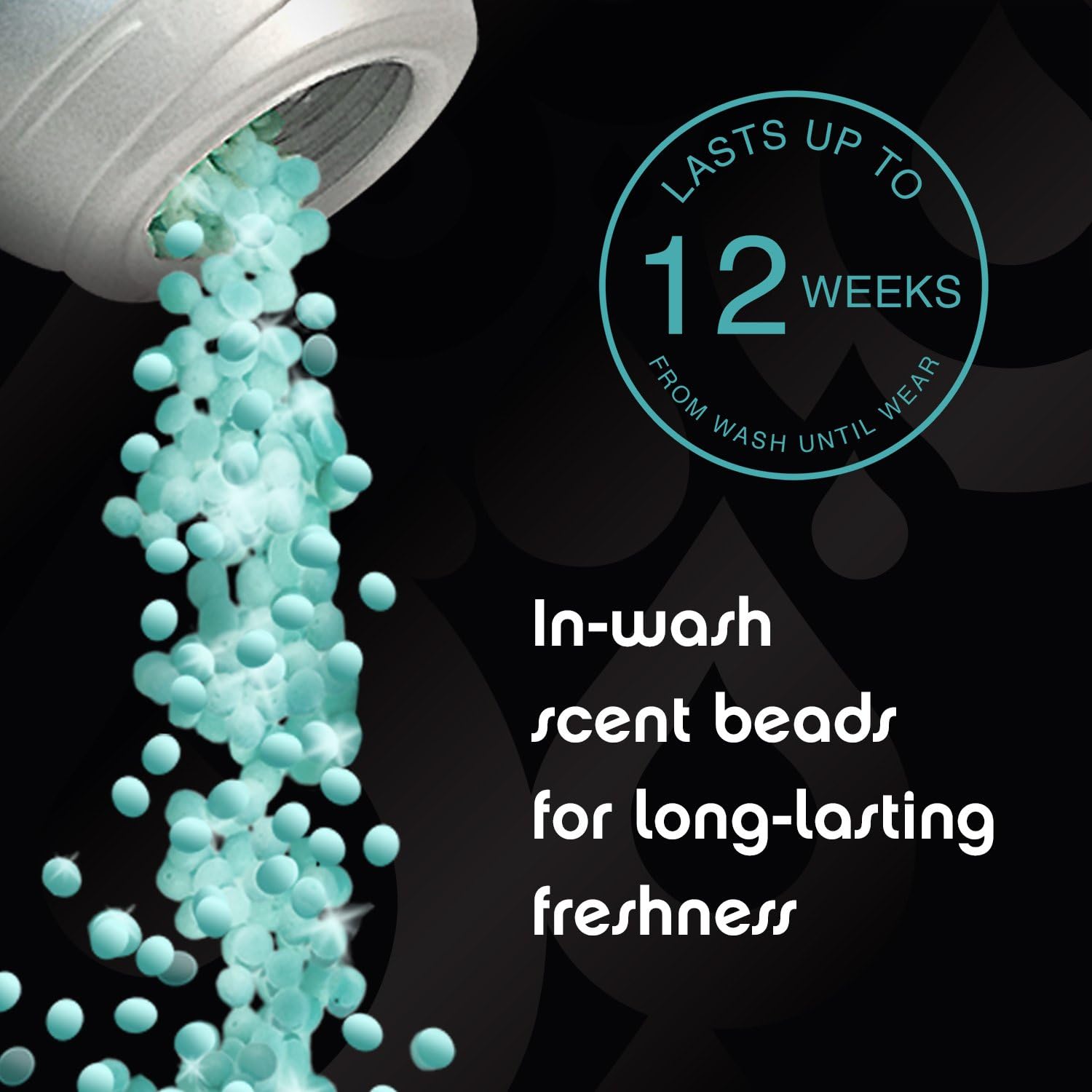 Downy Unstopables In-Wash Scent Booster Beads, FRESH, 20.1 oz: Health & Personal Care