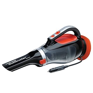 Black &amp; Decker ADV1220 Dustbuster Automatic Car Vacuum Cleaner with Accessory Kit (Black and Orange)