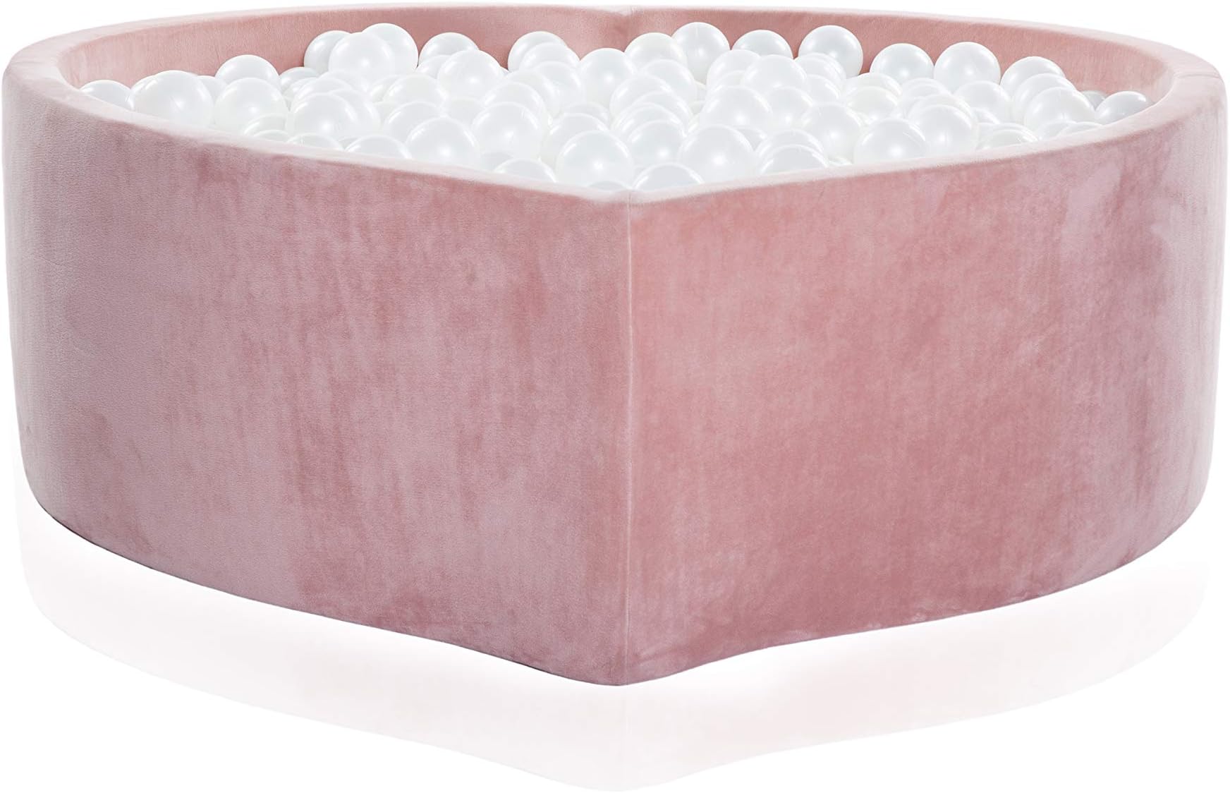 KIDKII Danish Design 1046 Heart Ball Pit, Baby Pink