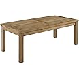 Modway Marina Premium Grade A Teak Wood Outdoor Patio Rectangle Coffee Table in Natural