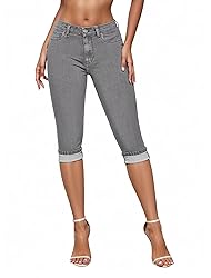 Hybrid & Company Women's Stretchy Slim Fit Denim