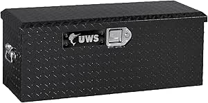 UWS ATV Storage Box With Handles - 2.7 Cu Ft - Bright Aluminum UWS ATV-UTV Tool Box UWS01002