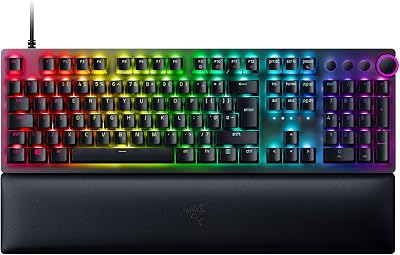 Razer Huntsman V2 (Red Switch) Optical Keyboard UK Layout Black