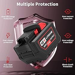 Upgraded to 12000mAh High Capacity Replacement