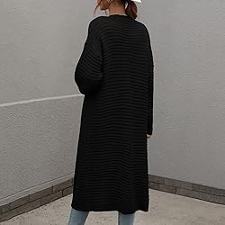 ADJHDFH Long Cardigan With Pockets For Women Brown