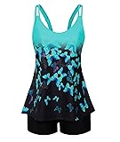 Arolina Women's Tankini Swimsuits Scoop Neck