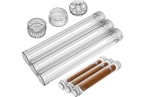 KEJIAR Cigar Tube, 3 Cigar Travel Cigar Case with Gel Cigar Humidifier and Airtight Silicone Seal, Cigar Case Gift for Men (2)