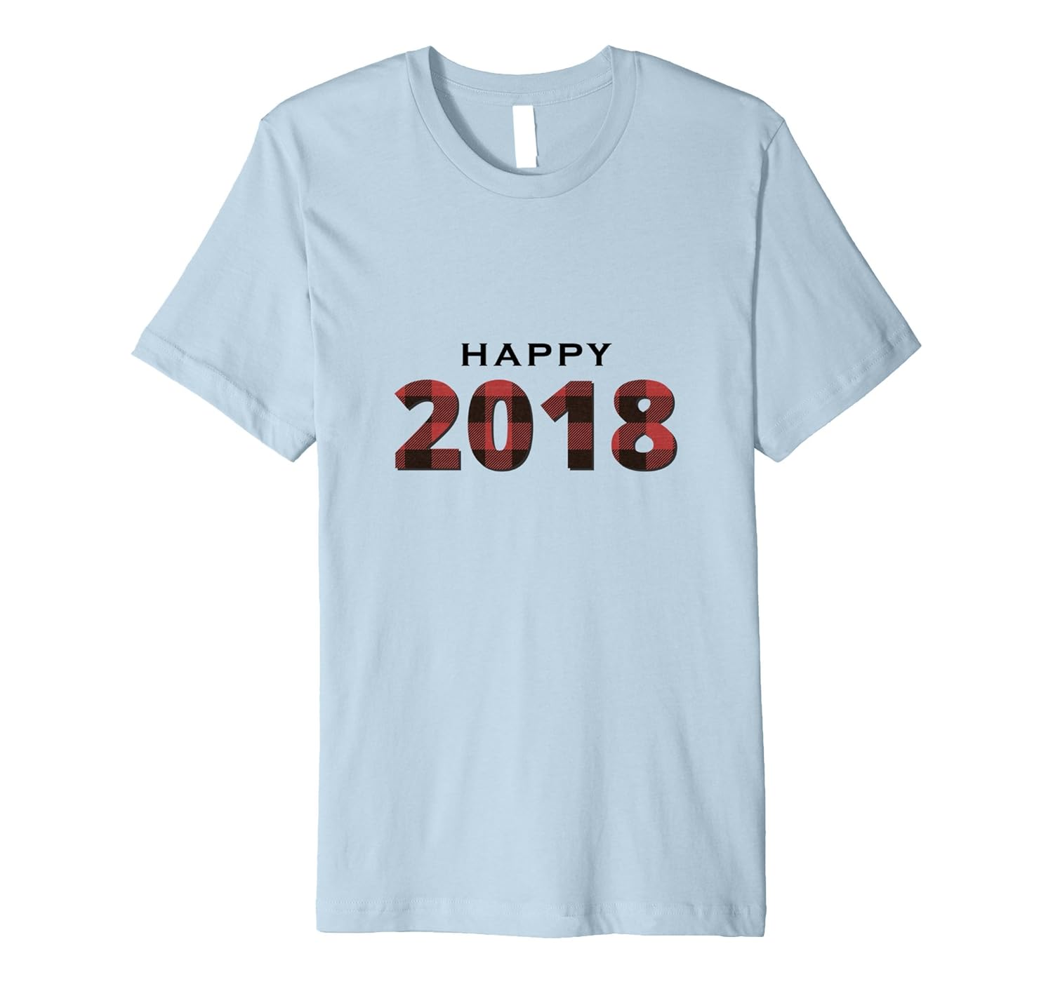 Happy 2018 Red Buffalo Plaid New Years Shirt for Him or Her-ANZ