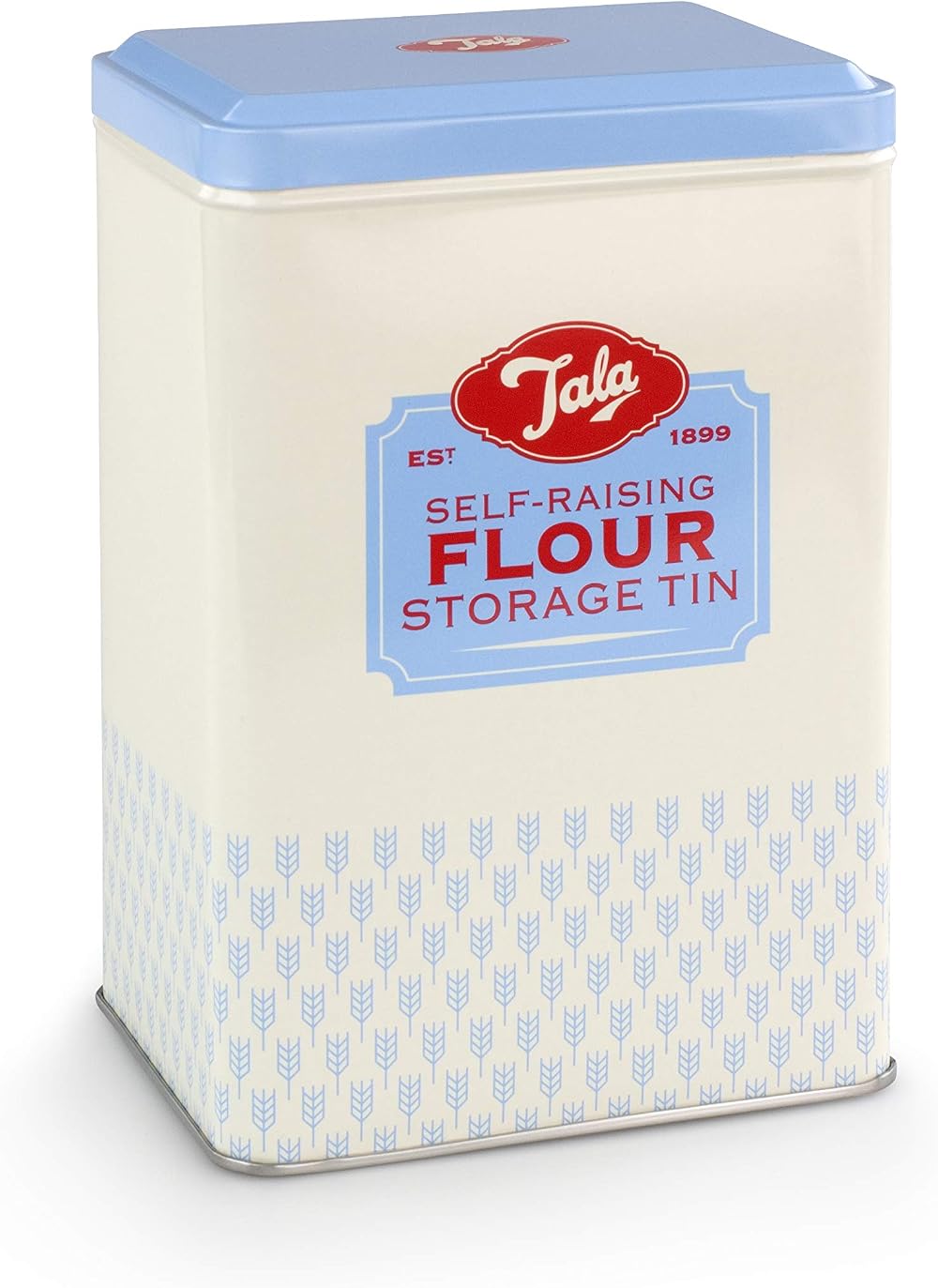 Tala Originals Self Raising Flour Storage Tin Blue 12x9.5x19 cm
