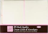 Anita's Plain A5 Cards & Envelopes Cream Pack of 25