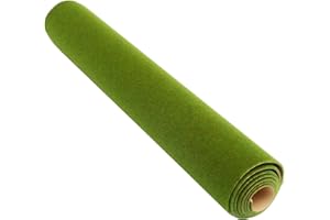 SUPVOX Artificial Turf Mat 41X100Cm for Sand Table Miniature Landscape Model Decoration Cuttable Fake Grass