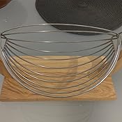 Amaca Per Frutta Premier Housewares - Legno E Metallo Cromato, Design Compatto 18x34x22 Cm - Foto 6