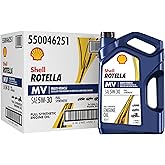 Shell Rotella MV Multi-Vehicle Full Synthetic 5W-30 Diesel Engine Oil, 1 Gallon (3 Pack)