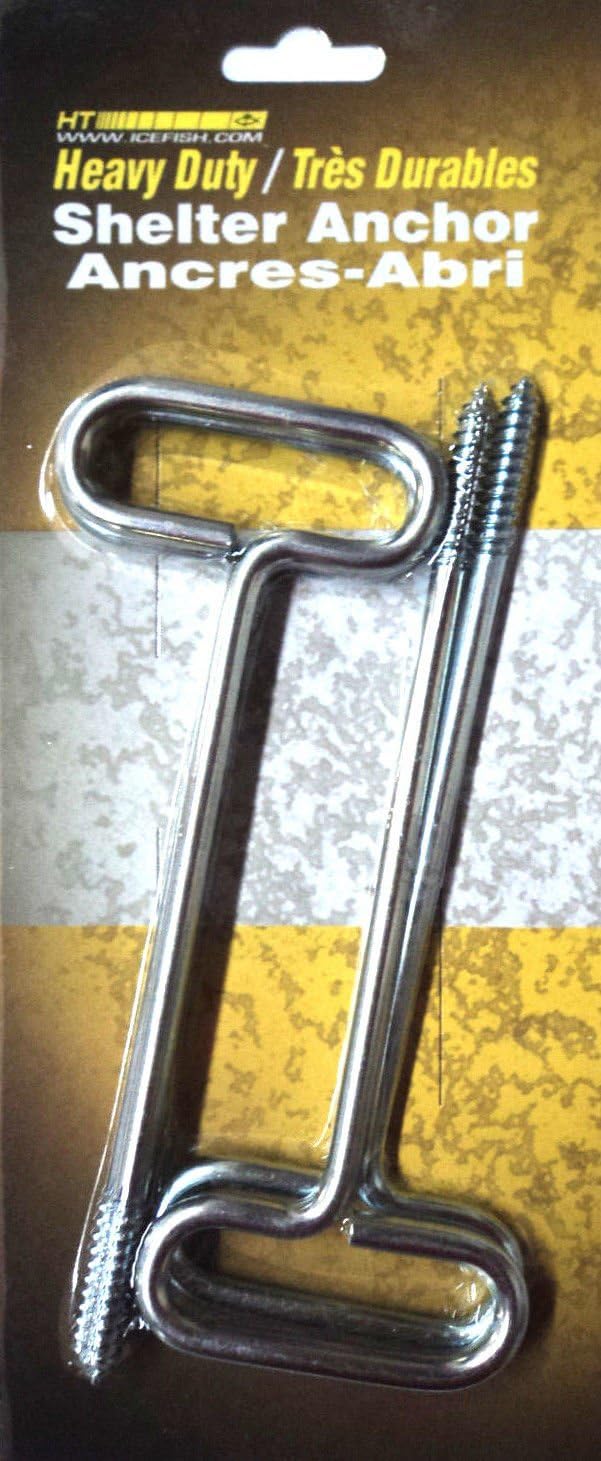 HT Heavy Duty Shelter Anchor, Pack of 4 Anchors, Secure Ice Fishing