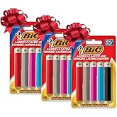 BIC Maxi Pocket Lighters, Reliable Candle Lighters for Holiday Festivities, Assorted Colors, 15-Pack (Colors May Vary)