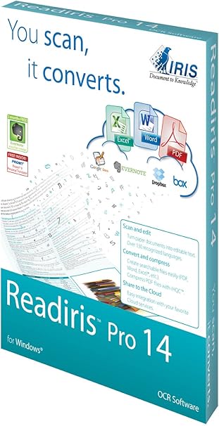 Amazon Com Iris Readiris Pro 14 Ocr Software For Pc