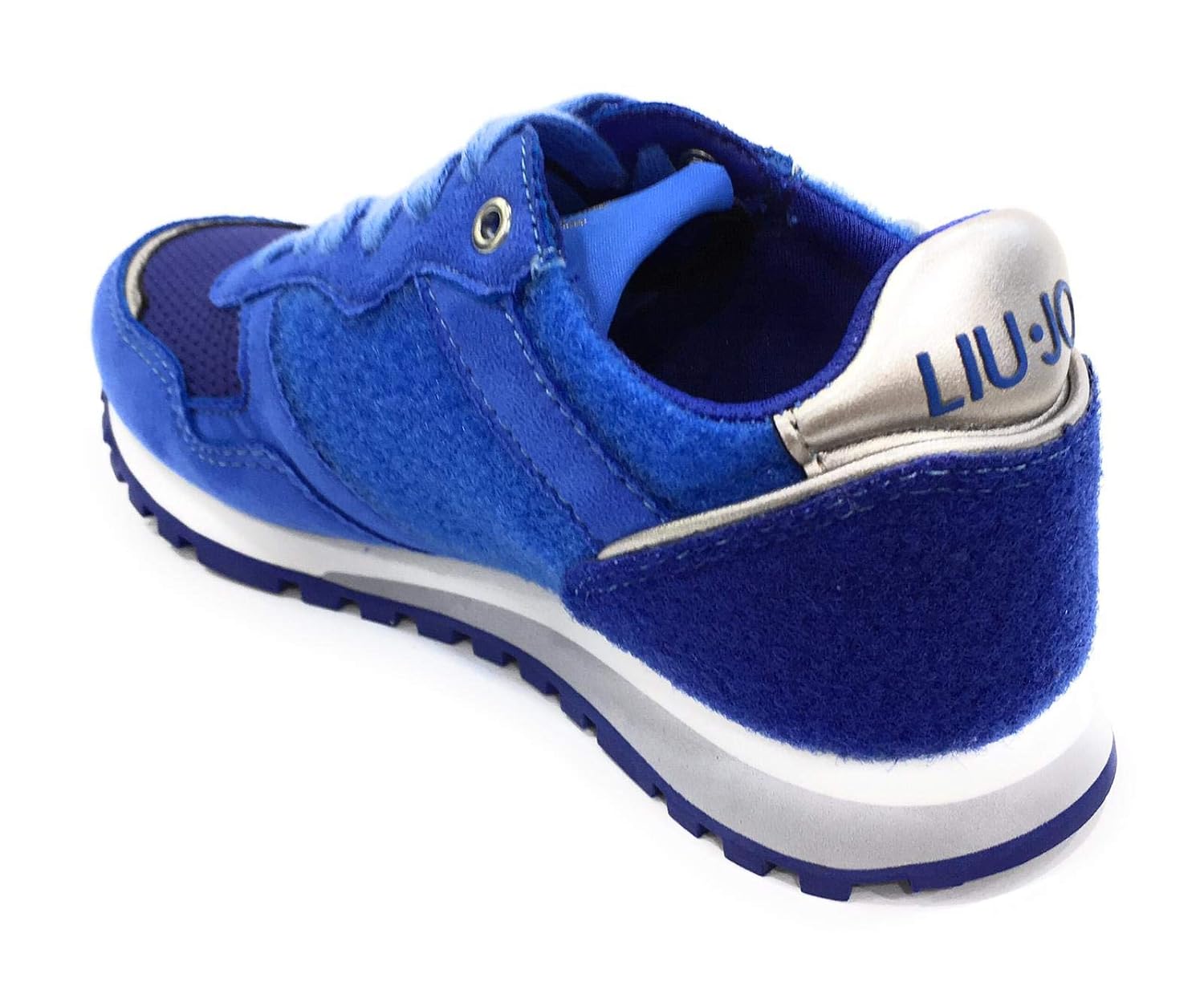 Scarpe per bambine e ragazze Liu-Jo Me Contro Te Sneakers Lacci  Bimbo/Ragazzo in Tessuto e Velcro Adesivi 4XX799TX08100009 urban-earth.co.uk