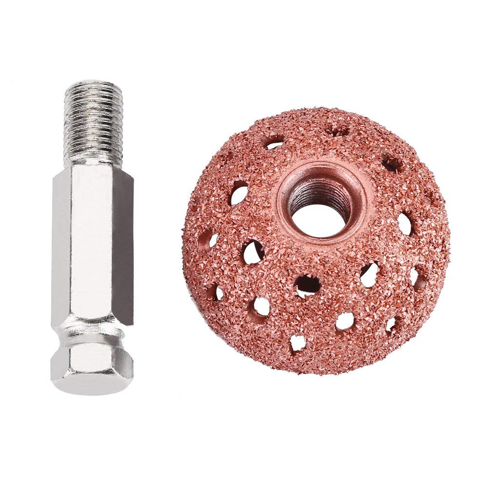 For Car Tyre Spreders-Tire Buffing Wheel,38Mm Tire Repair Grinding Head Coarse Grit Buffing Wheel With Linking Rod