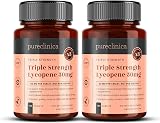 Pureclinica Lycopene 50mg 360 Tablets Triple Strength Vegan Non-GMO UK