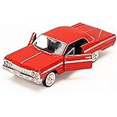 1964 Impala Red 1/24 Diecast Model Car by Motormax