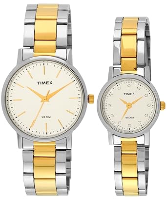 Classics Analog Silver Dial Couple Watch - TW00PR197