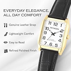 Miykon Vintage Watches for Men - Tank Square Gold