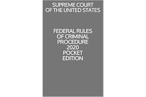 FEDERAL RULES OF CRIMINAL PROCEDURE 2020 POCKET EDITION