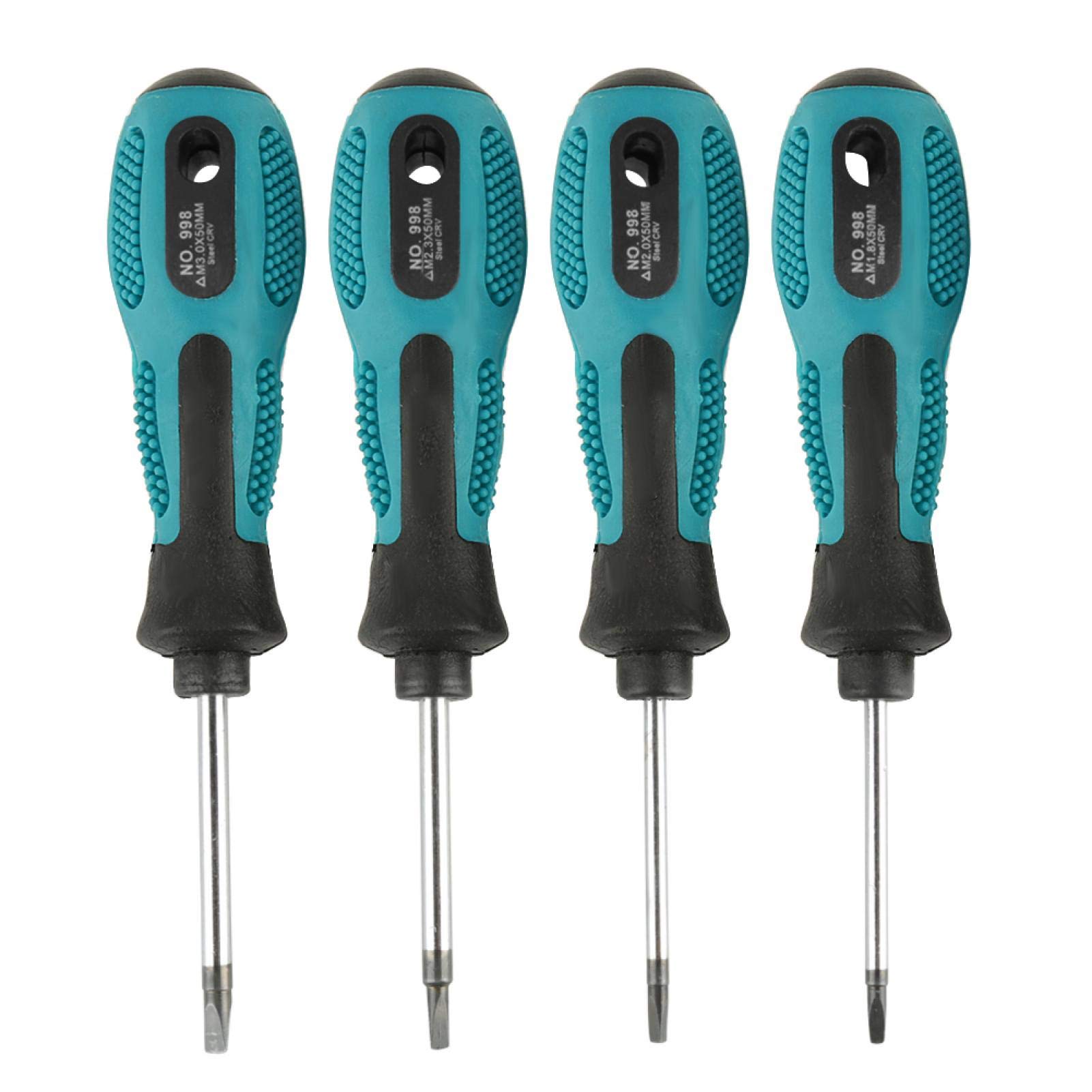 Triangle Screwdriver Set, Magnetic Triangle Screwdriver, 4pcs Triangle Screwdriver Set Precision with Magnetic Multifunctional Hand Tool