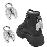 Shoelace Charm for Sneakers, Goth Charms Chain for Canvas Shoes, Boot Keychain Bag DIY Punk Accessory Decorations Clip for Girls Women