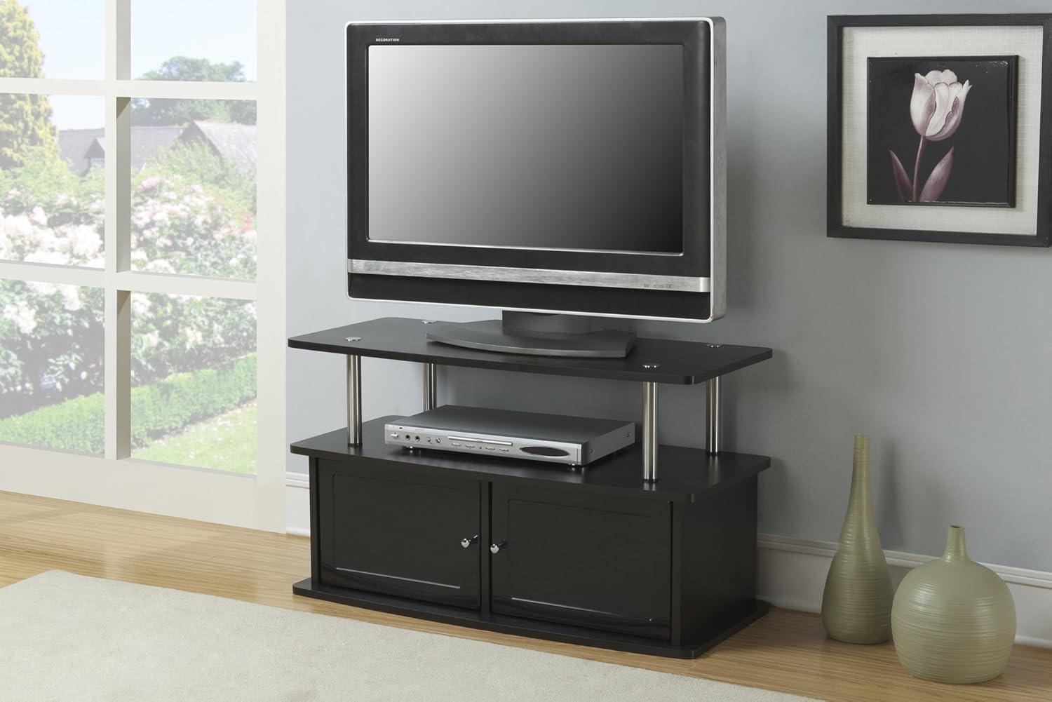 TV Stand with 2 for Flat Panel TV's Up to 36Inch or 80Pound