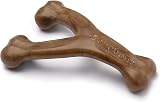 Benebone Wishbone Dog Chew Toy Large Real Bacon Nylon USA Made
