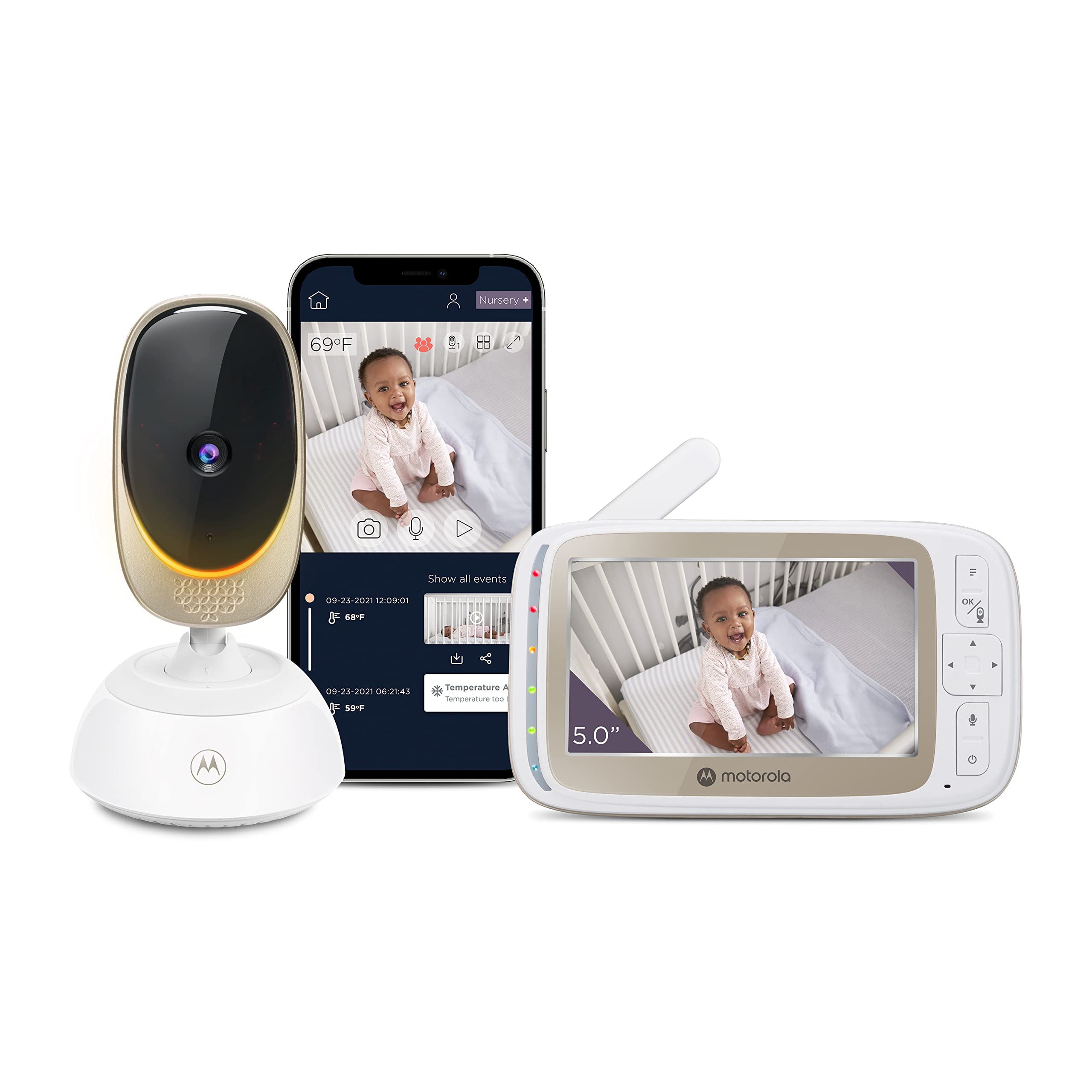 Baby Camera Motorola Nursery PIP1500 2-Camera Video Baby Monitor