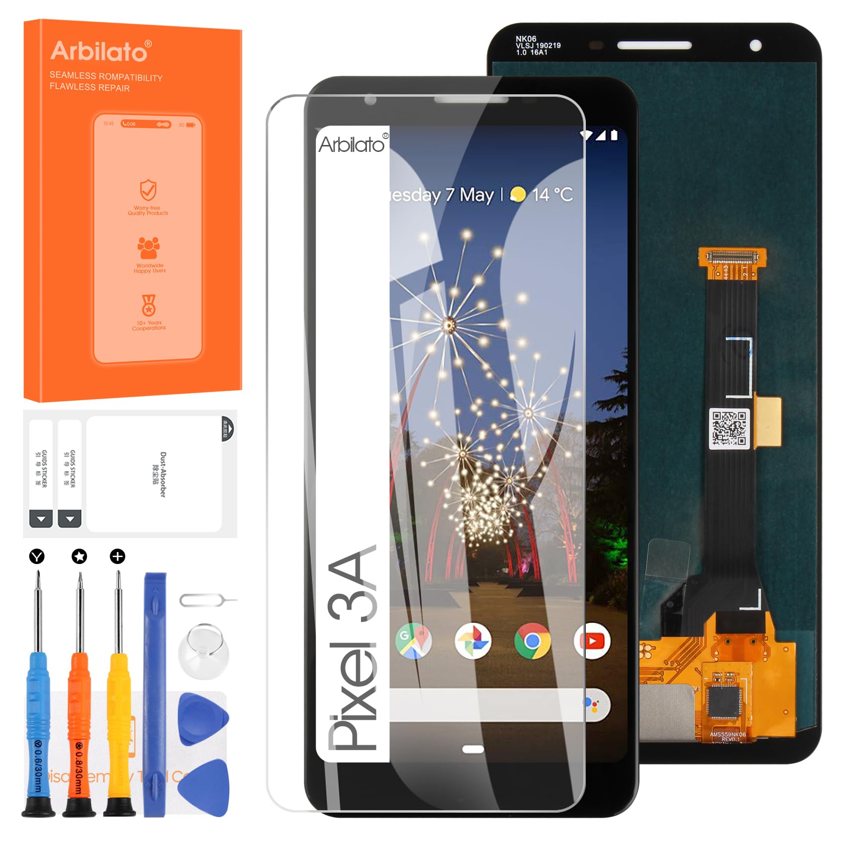 OLED Screen for Google Pixel 3A Screen Replacement