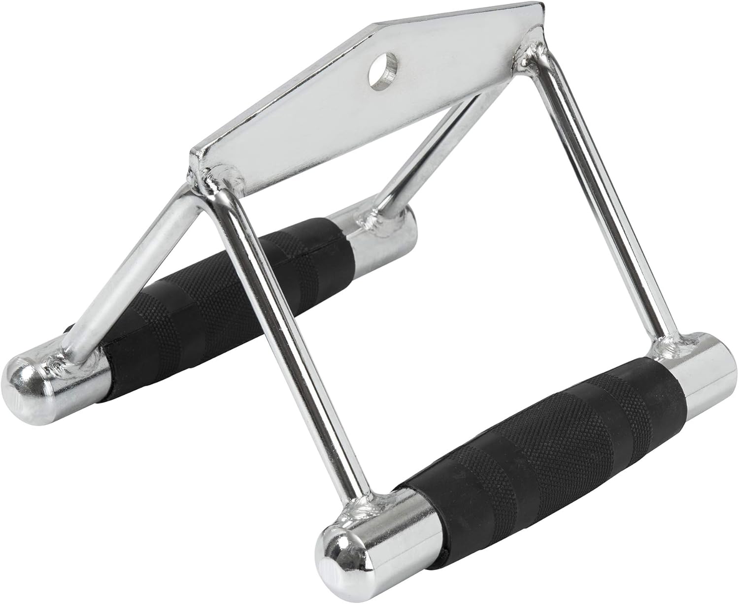 Double D Handle, Cable Machine Handle Attachments, Pull Down Exercise Handles of Home Gym Accessories (Row Rubber Handle) : Sports & Outdoors