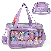RZYLKA Carrying Case for Tonies, Tonie box, Tonies Figures,Tonie Characters - Transparent Storage Bag Case with Charger Access, Music Holes, Portable for Travel Organizer