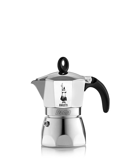 title=Bialetti Moka Dama, Caffettiera 2 tazze, Alluminio