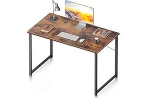 Coleshome 40 Inch Computer Desk, Modern Simple Style Desk for Home Office, Study Student Writing Desk, Vintage