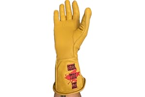 EPT Bull Ropes Bull Riding Glove Adult Right or Left Hand Tan Deer Skin Sizes: 7.0-10.5