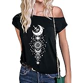 Remidoo Women Off The Shoulder Tops Short Sleeve T-Shirt Casual Blouse