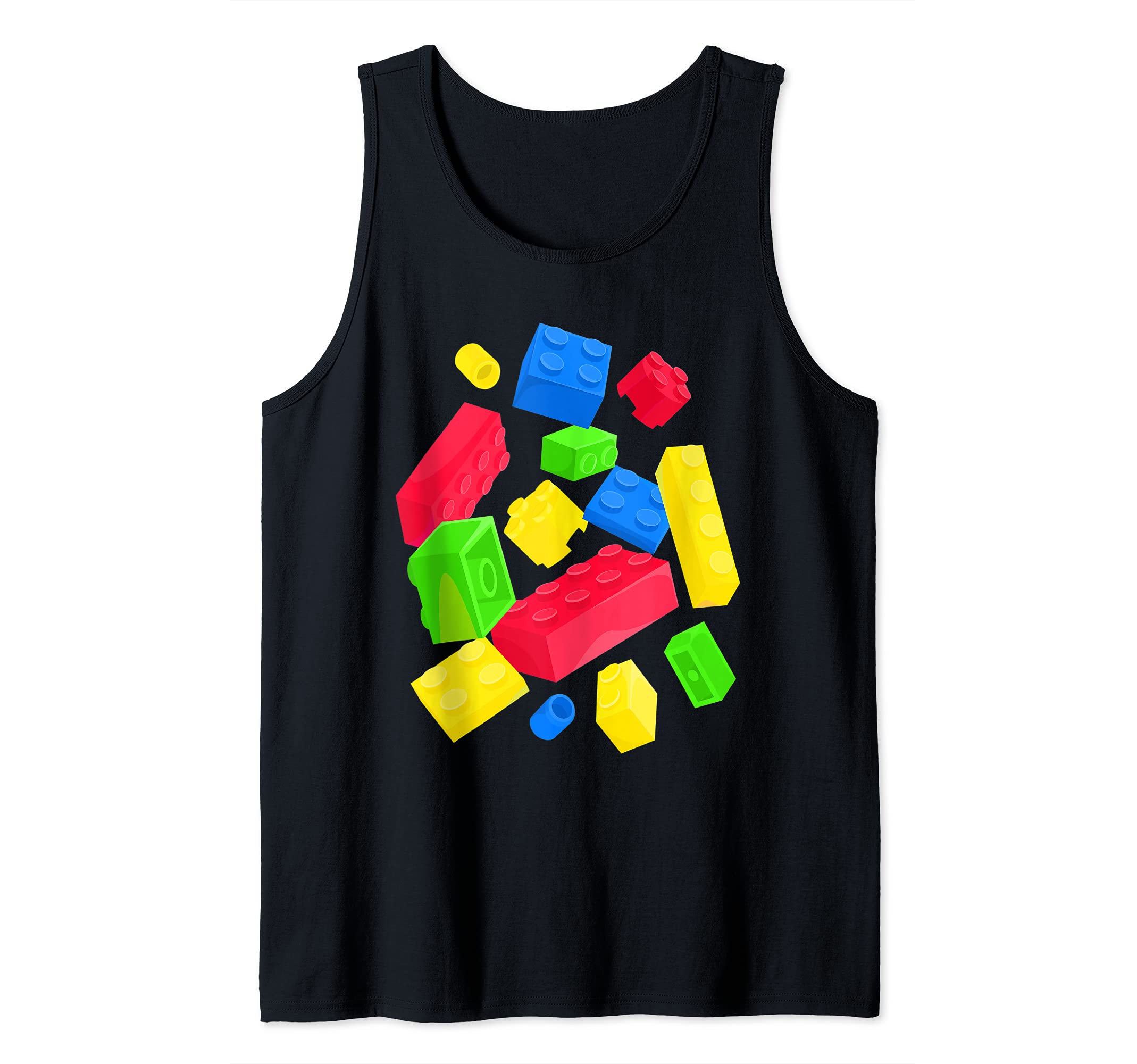 Master Builder, Falling Toy Bricks Essential Tank Top