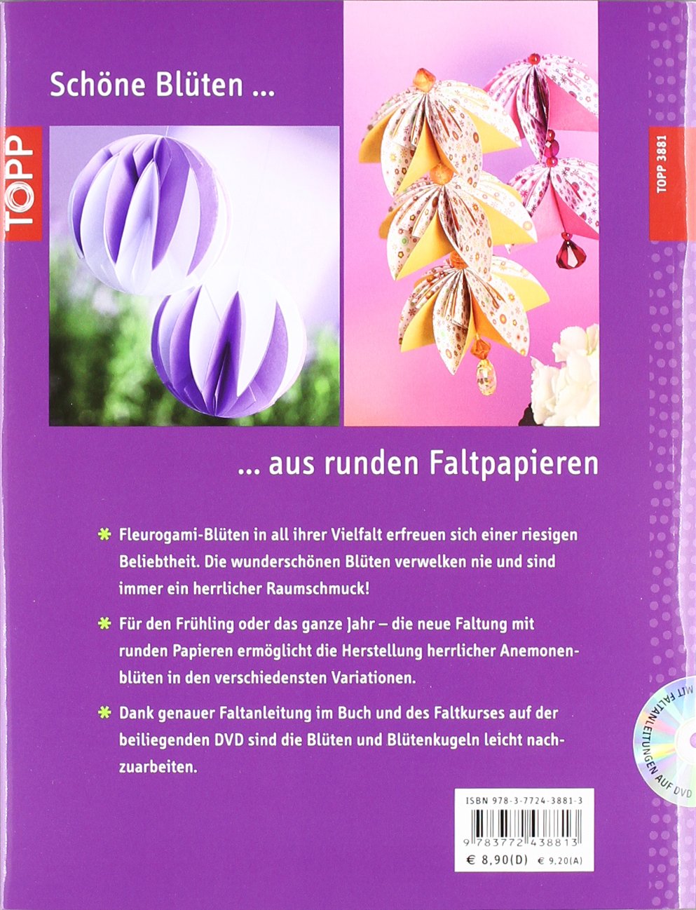 Fleurogami Blütenfaltung Mit Runden Papieren Romantische