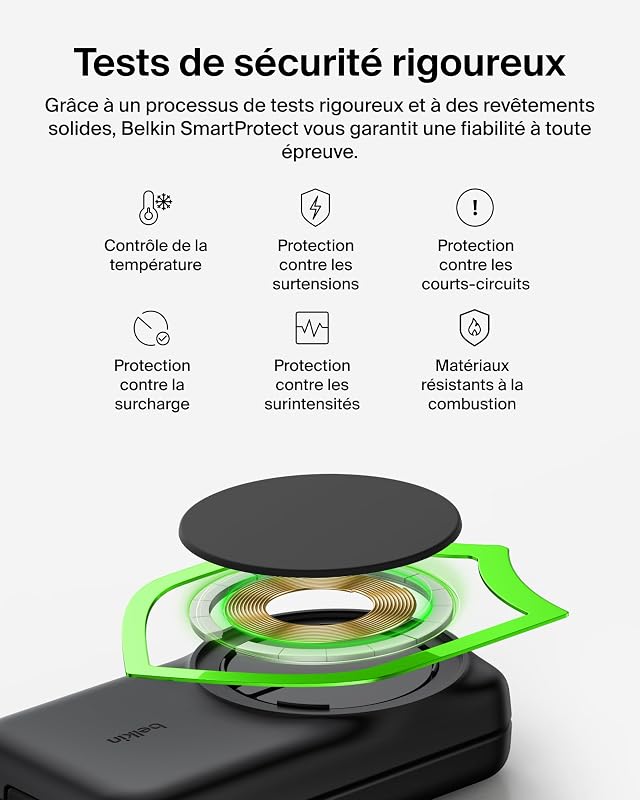 UltraCharge Chargeur Magnétique 3-en-1 avec Qi2, 25 W - Noir