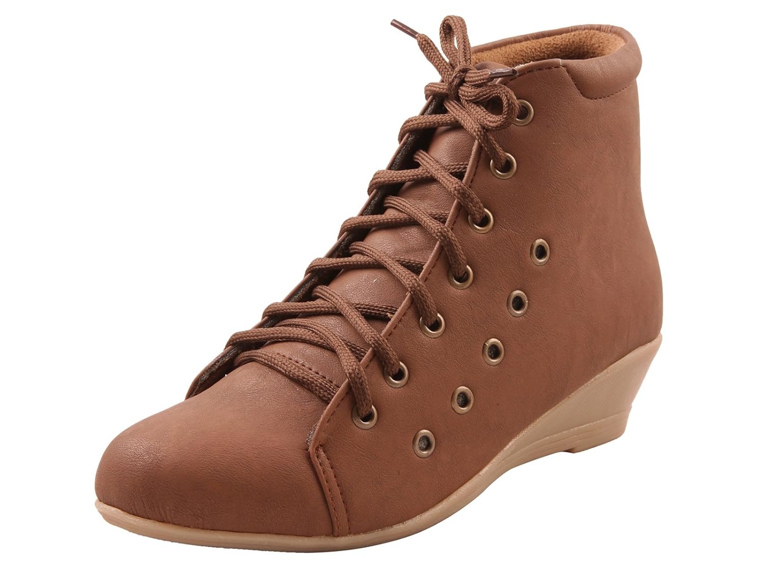adorn women's artificial leather boots