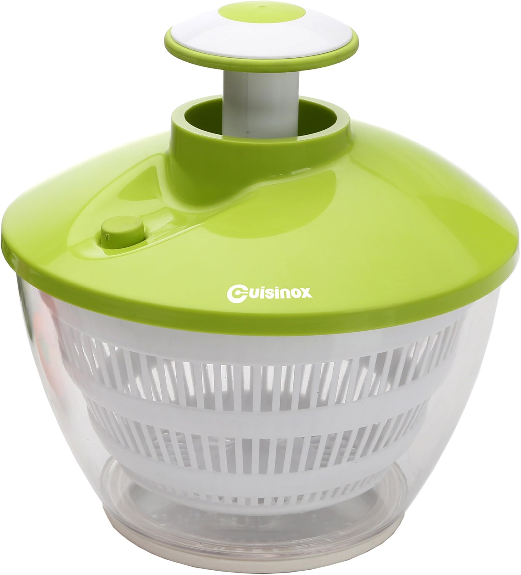 Cuisinox Pump Action Salad Spinner, Green