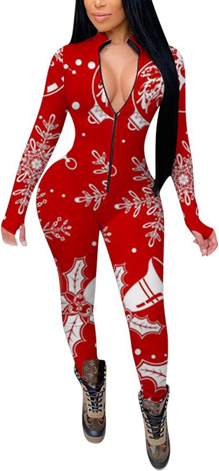christmas overall jumpsuit