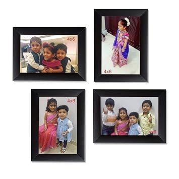Paper Plane Design Set of 4 Photo Frames