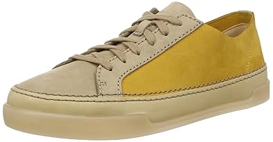 clarks sneakers womens yellow