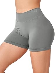YEOREO Workout Scrunch Shorts Women V Back Gym Butt